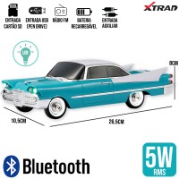 Caixa de Som Bluetooth Cadillac WS-1965 Xtrad - Azul